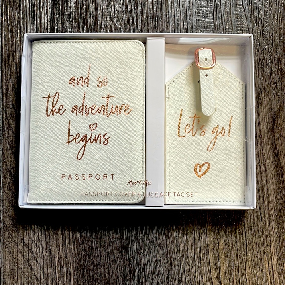 Passport Cover & Luggage Tag Set